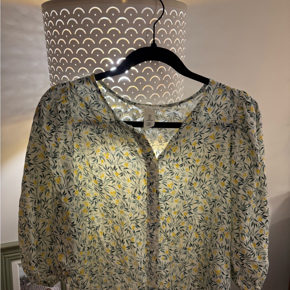 H&M Floral Print Women's Top